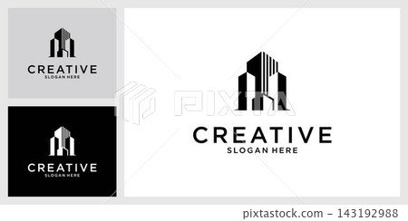 Building idea vector logo design template Building idea vector logo design template 143192988