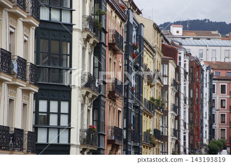 Architecture in the city of Bilbao, Spain Architecture in the city of Bilbao, Spain 143193819