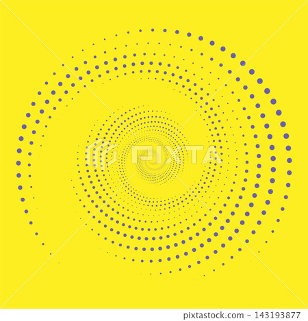 Modern geometric art. Vortex dotted very peri shape. Trendy design element for border frame, logo, tattoo, symbol, web, prints, posters, template, patterns and abstract backgrounds. Modern geometric art. Vortex dotted very peri shape. Trendy design element for border frame, logo, tattoo, symbol, web, prints, posters, template, patterns and abstract backgrounds. 143193877