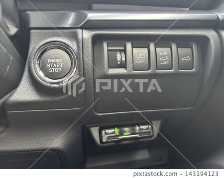 Car engine start button and control switch Car engine start button and control switch 143194123