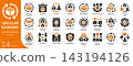 circular economy filled glyph icon set,24 vector icons 143194126