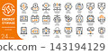 energy storage outline icon set,24 vector icons 143194129