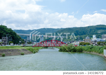 The source of the Tenryu River as seen from the Kamaguchi sluice gate on Lake Suwa The source of the Tenryu River as seen from the Kamaguchi sluice gate on Lake Suwa 143196772