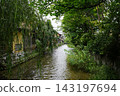 Kyoto scenery with a river 143197694