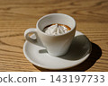 Coffee in a cup 143197733