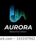 Aurora logo design illustrations 143197942