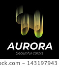 Aurora logo design illustrations 143197943