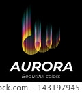 Aurora logo design illustrations 143197945