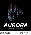 Aurora logo design illustrations 143197946