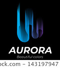 Aurora logo design illustrations 143197947