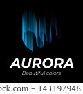 Aurora logo design illustrations 143197948