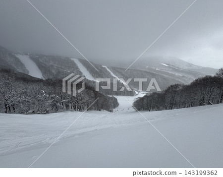 2026年2月,福島縣音駒山的山坡 2026年2月,福島縣音駒山的山坡 143199362