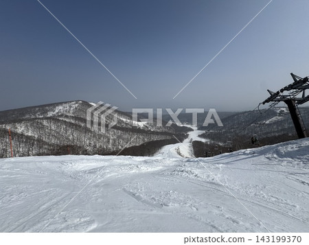 2026年2月,福島縣音駒山的山坡 2026年2月,福島縣音駒山的山坡 143199370
