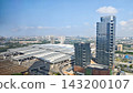 Commercial background of the urban skyline of Guangzhou South Railway Station in China 143200107