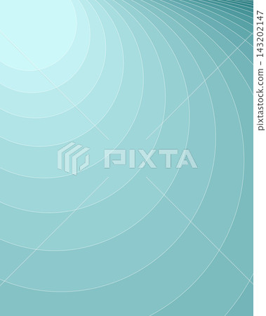 elegant turquoise gradient backdrop: concentric expanding curves with white outlines 143202147