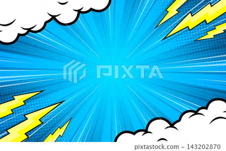 Radial speed lines for comic books. Explosion background. Radial speed lines for comic books. Explosion background. 143202870