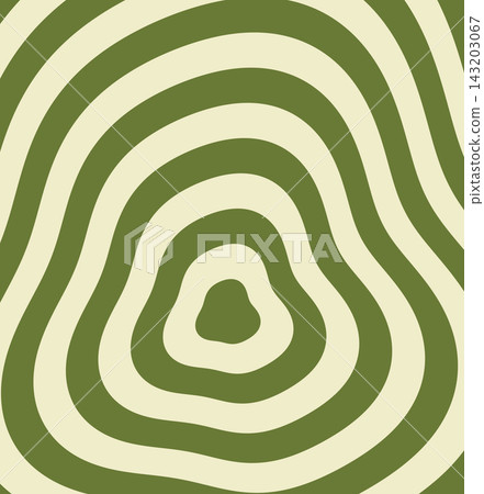 Abstract green and beige concentric wavy lines creating a modern organic backdrop design Abstract green and beige concentric wavy lines creating a modern organic backdrop design 143203067