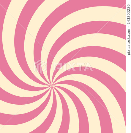 Pink and cream colored abstract spiral radial background for various design projects Pink and cream colored abstract spiral radial background for various design projects 143203226