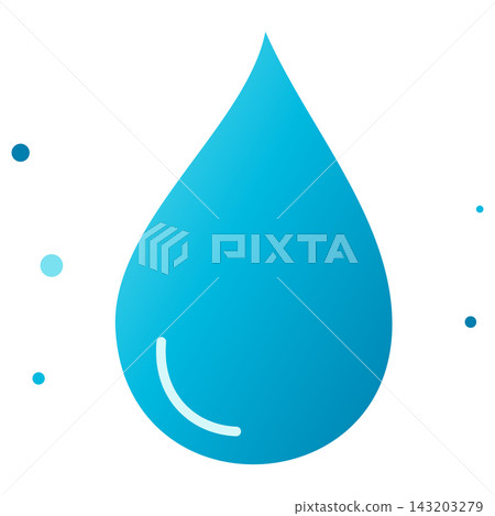Water drop symbol represents hydration moisture and fluid concepts Water drop symbol represents hydration moisture and fluid concepts 143203279