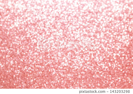 Soft pink glitter bokeh background with sparkling rose gold texture and festive shine for design 143203298