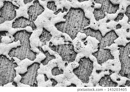 Abstract concrete wall texture with white organic patterns Abstract concrete wall texture with white organic patterns 143203405