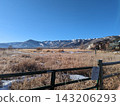 Scenic View of Snow-Capped Mountains and Charming Town in Park City, Utah. 143206293
