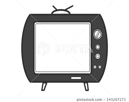 復古風格的電視插畫(圖示) 復古風格的電視插畫(圖示) 143207271