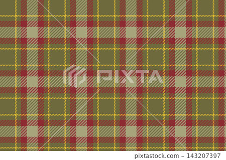 Korean-style autumn tartan check pattern, olive green and burgundy, background material, horizontal, green, red. Korean-style autumn tartan check pattern, olive green and burgundy, background material, horizontal, green, red. 143207397