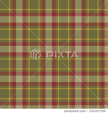 Korean-style autumn tartan check pattern, olive green and burgundy, background material, square, green, red. Korean-style autumn tartan check pattern, olive green and burgundy, background material, square, green, red. 143207398