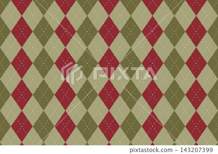 Korean-style autumn argyle pattern, olive green and burgundy diamond pattern, background material, horizontal, green, red Korean-style autumn argyle pattern, olive green and burgundy diamond pattern, background material, horizontal, green, red 143207399