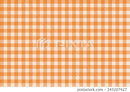 Autumn gingham check background material: light pink background with orange check pattern (horizontal orientation) Autumn gingham check background material: light pink background with orange check pattern (horizontal orientation) 143207427