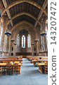 Historic Gothic Reading Room at University of Washington Library, USA 143207472