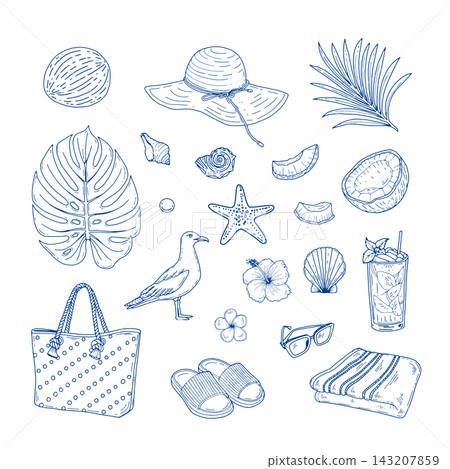 Tropical Beach Collection  143207859