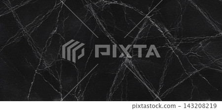 Horizontal scanned black crumpled cardstock. Horizontal scanned black crumpled cardstock. 143208219