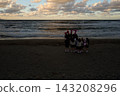 High school girls making memories at Zenibako Beach 143208296