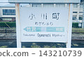 JR八公線小川町站的指示牌 143210739