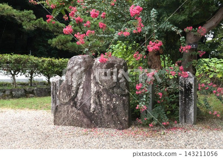 The Two-Sided Stone at Tachibana-dera Temple: A temple associated with Prince Shotoku; a tourist attraction. The Two-Sided Stone at Tachibana-dera Temple: A temple associated with Prince Shotoku; a tourist attraction. 143211056