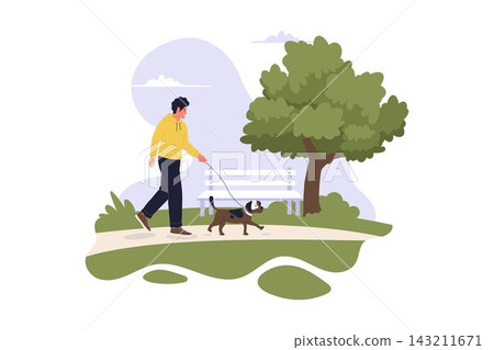 Vector of Nature Walk Break Leisure Isolated Illustration Vector of Nature Walk Break Leisure Isolated Illustration 143211671