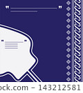 javanese gunungan backgrond banner empty space vector element design template 143212581