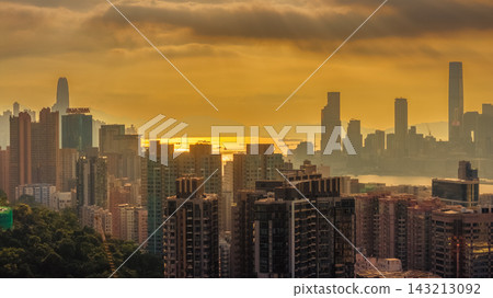 Hong Kong Sept 5 2026 sunset over Victoria Harbour and urban skyline Hong Kong Sept 5 2026 sunset over Victoria Harbour and urban skyline 143213092