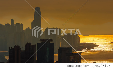 Hong Kong Sept 5 2026 silhouette over Central Hong Kong skyline Hong Kong Sept 5 2026 silhouette over Central Hong Kong skyline 143213197