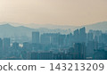 Hong Kong Sept 5 2026 Hazy Hong Kong city skyline and distant mountains 143213209