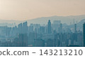 Hong Kong Sept 5 2026 Hazy Hong Kong city skyline and distant mountains 143213210
