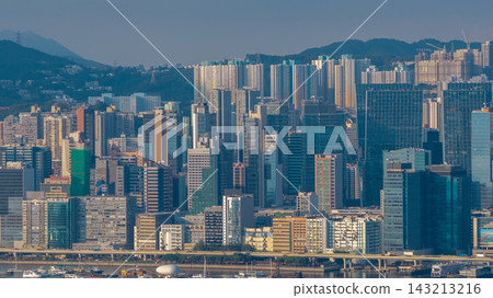 Hong Kong Sept 5 2026 Dense Kwun Tong urban cityscape Hong Kong Sept 5 2026 Dense Kwun Tong urban cityscape 143213216