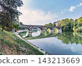 Turin, Italy: Princess Isabella Bridge over the Po River in a sunny day Turin, Italy: Princess Isabella Bridge over the Po River in a sunny day 143213669