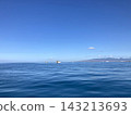 俯瞰蔚藍大海和島嶼的夏威夷海洋風光 143213693