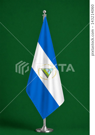 3D Flag on ceremonial flag 3D Flag on ceremonial flag 143214060