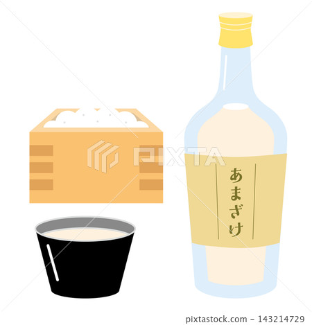 Amazake illustration set 143214729