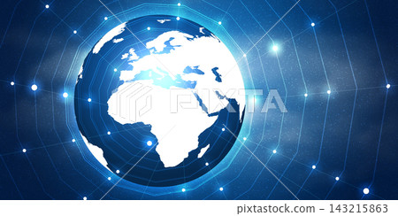 Global networking. Digital illustration Global networking. Digital illustration 143215863