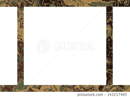 Camouflage-style fluid marble 3-tier frame Camouflage-style fluid marble 3-tier frame 143217465
